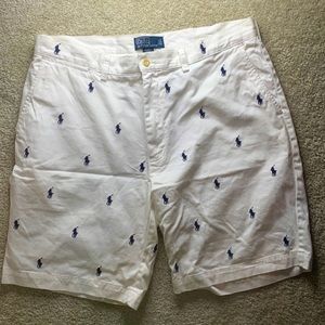 Men’s White Ralph Lauren Polo Shorts - Size 36
